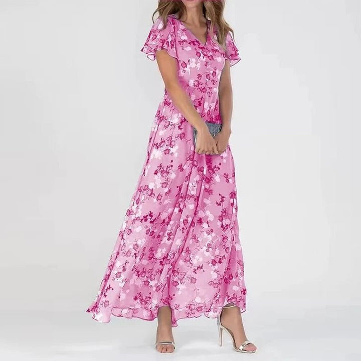 ZURI | Elegant, flowing dress with a slimming effect