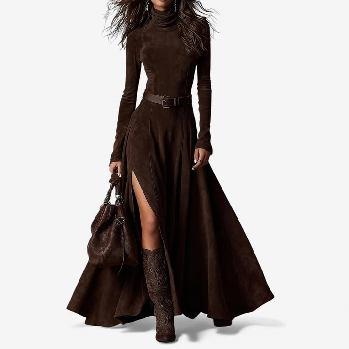 Élodie | Elegant maxi dress with belt included