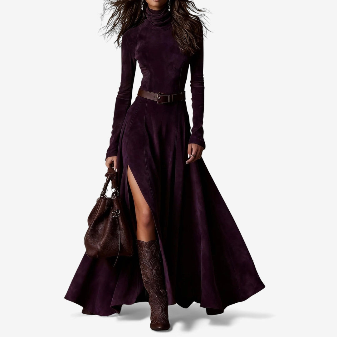 Élodie | Elegant maxi dress with belt included