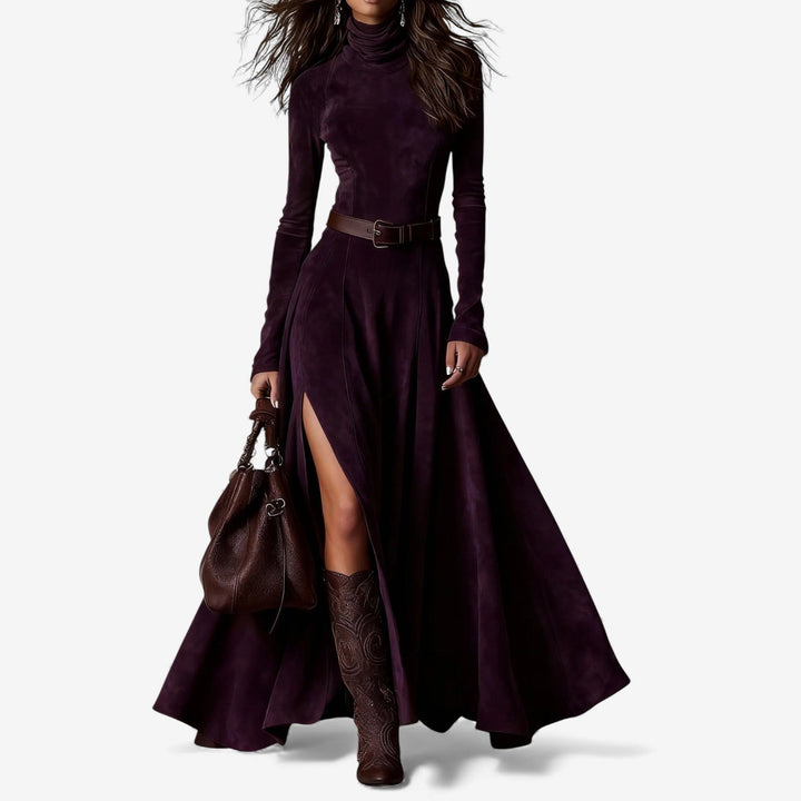 Élodie | Elegant maxi dress with belt included