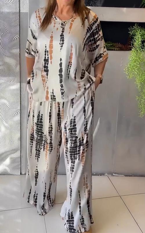 Marie - Casual Printed Co-ord