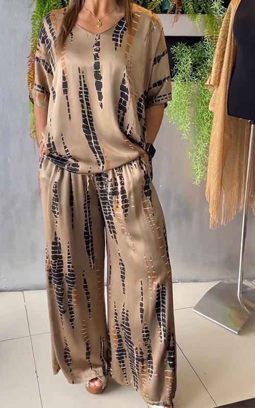 Marie - Casual Printed Co-ord