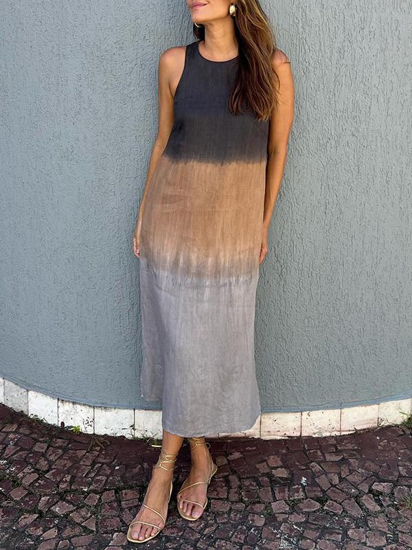 Heather - Casual Ombre Dress