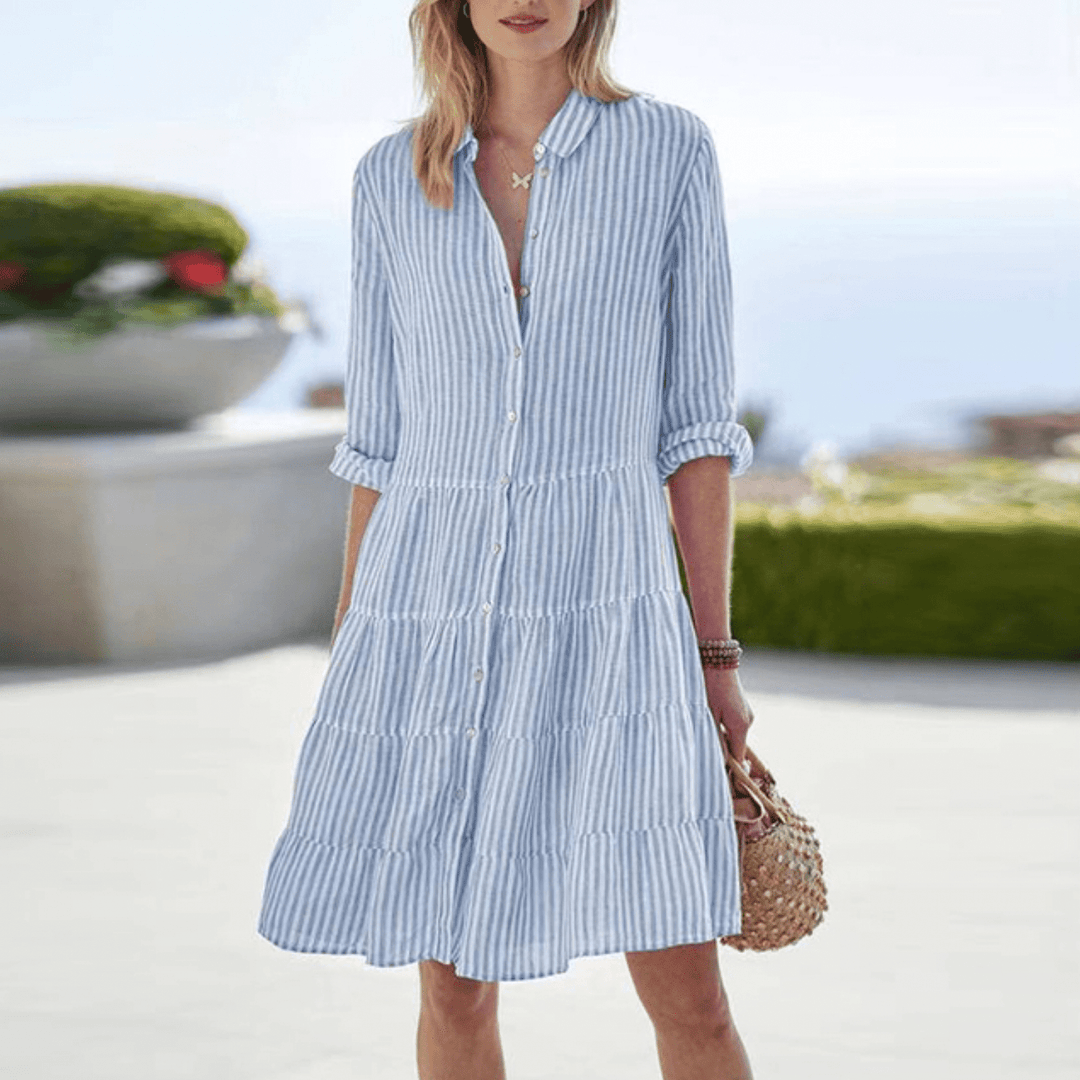 LOLITA | Airy Coastal-Striped Dress