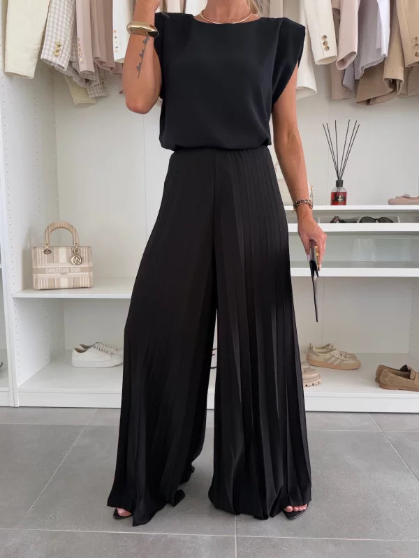 Marian - Elegant Pleated Co-ord