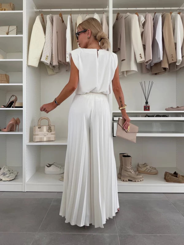 Marian - Elegant Pleated Co-ord