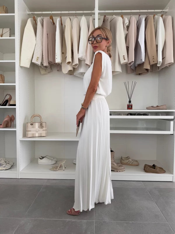 Marian - Elegant Pleated Co-ord