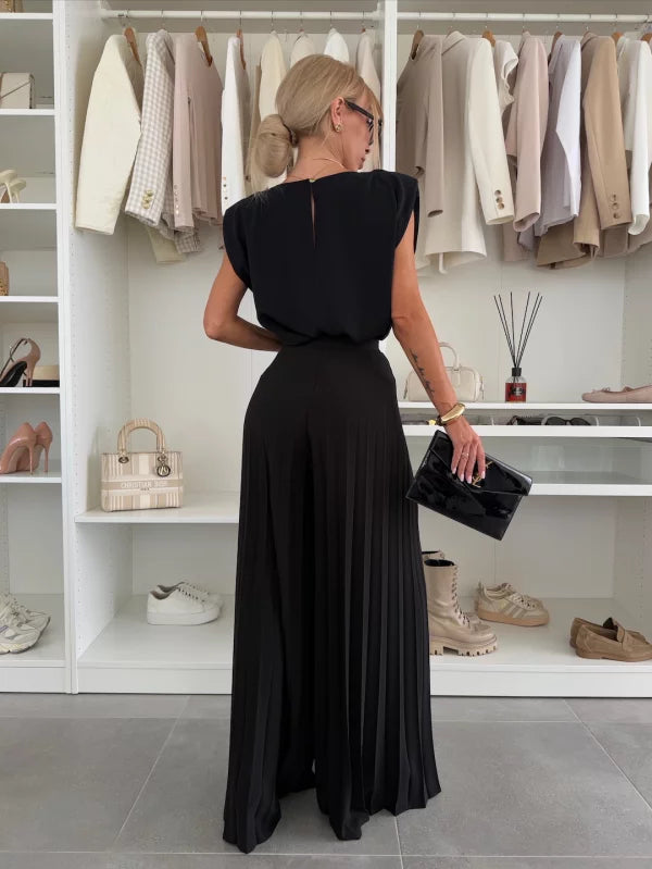 Marian - Elegant Pleated Co-ord