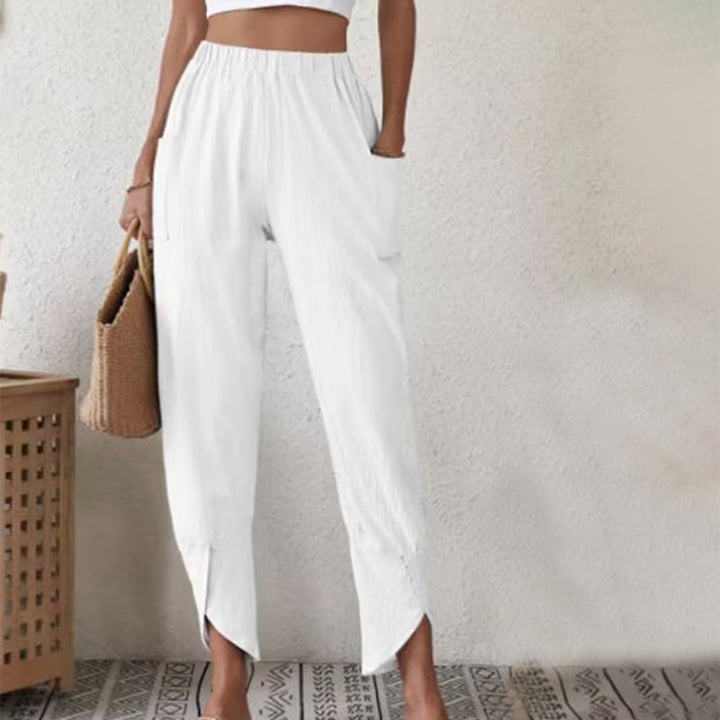 Essari - Split-Hem Trousers