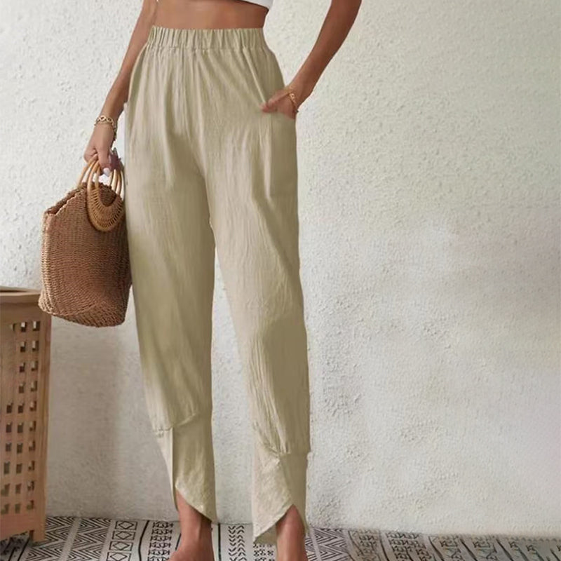 Essari - Split-Hem Trousers