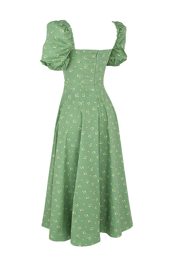 Aviana - Bloom Puff-Sleeve Dress