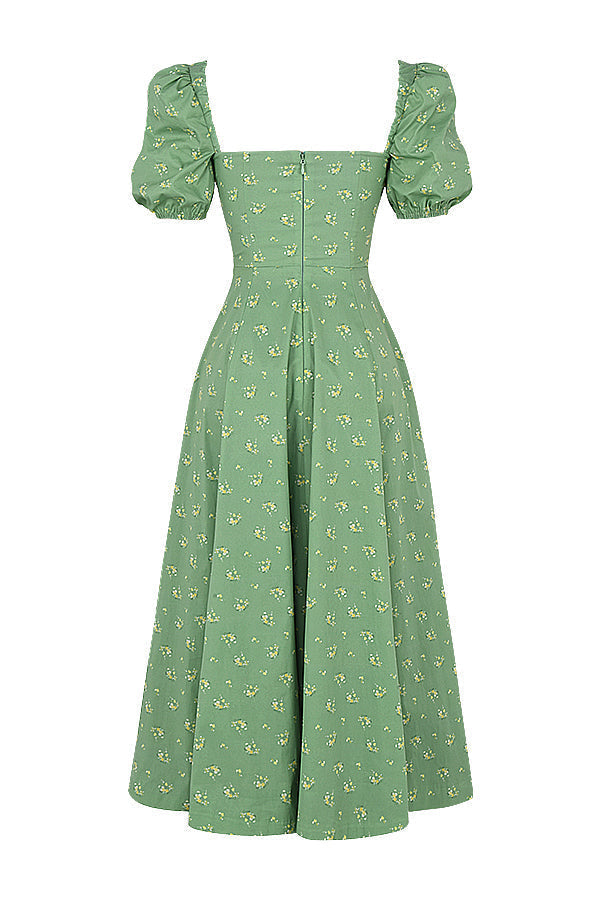Aviana - Bloom Puff-Sleeve Dress