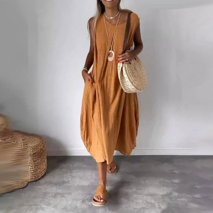Amaris - Sleeveless Relaxed Dress