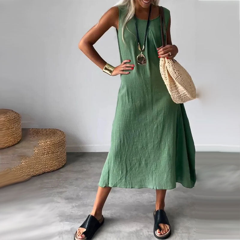 Amaris - Sleeveless Relaxed Dress