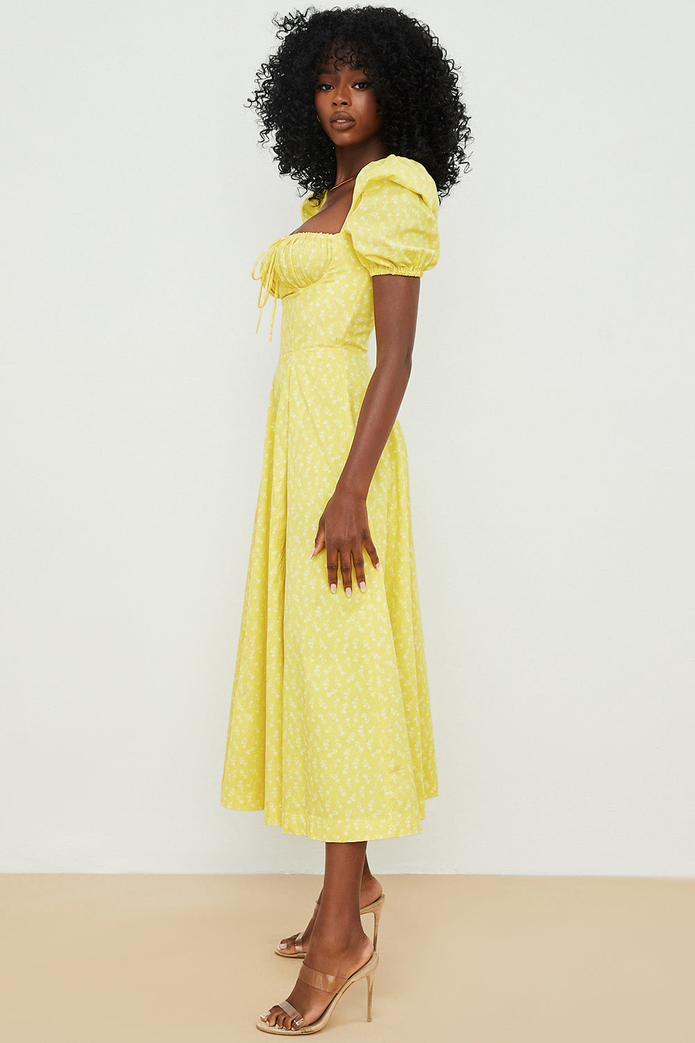 Aviana - Bloom Puff-Sleeve Dress
