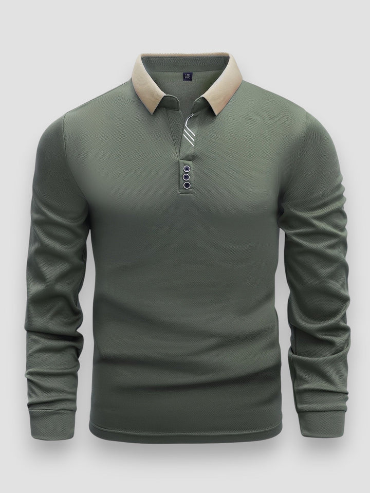 Wisley - Long Sleeve Polo Shirt