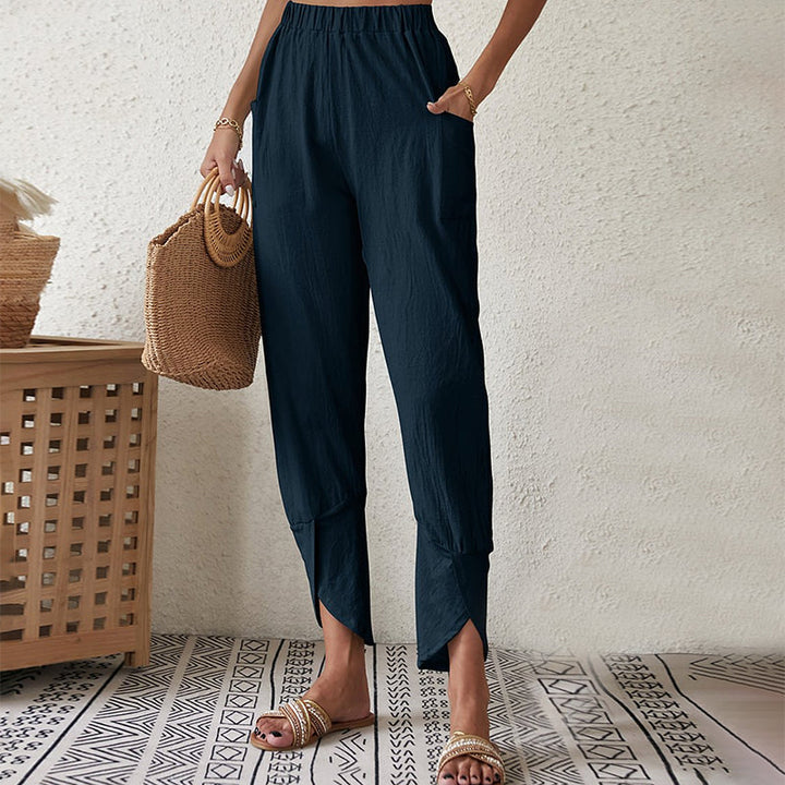 Essari - Split-Hem Trousers