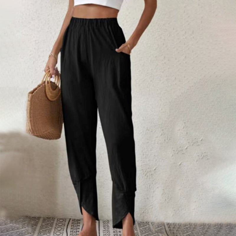 Essari - Split-Hem Trousers